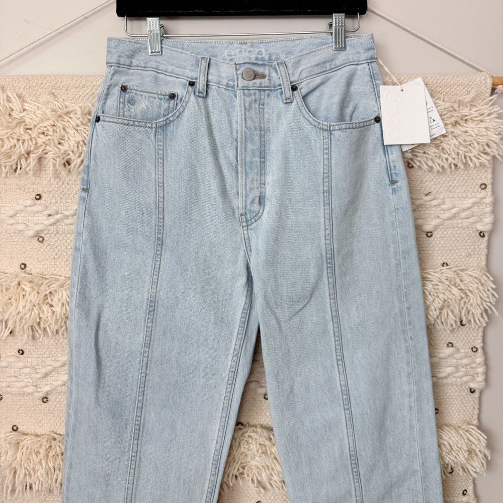 Etica Lightwash Straight Leg Jeans Size 26 - Picture 4 of 7